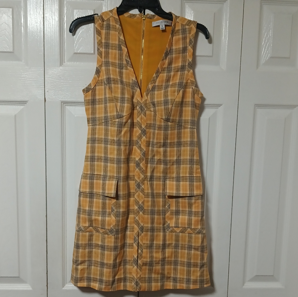 Toccin Plaid Sleeveless Dress